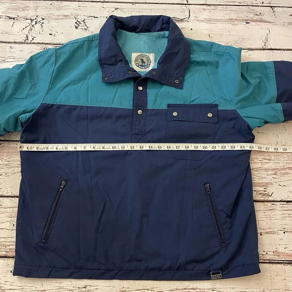 Vintage Mountain Goat White Stag Ski Jacket Size Large Men's‎ 80s Pullover